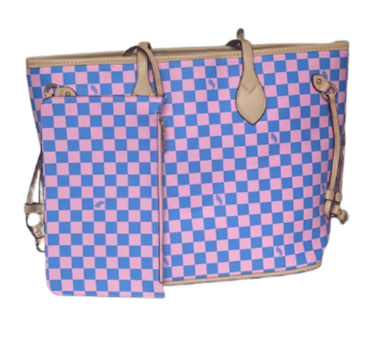 P & B Jack and Jill CheckerBoard Bag