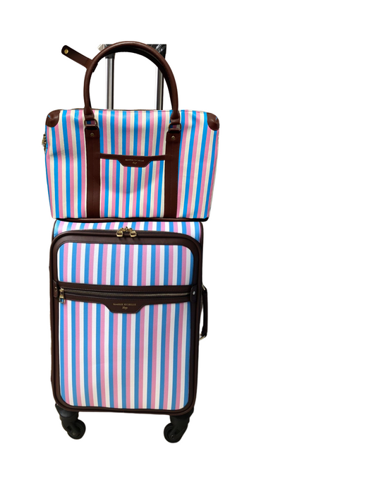 JJ Pink & Blue Luggage Set